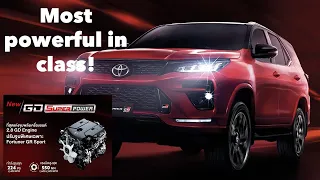 2024 fortuner with more power!