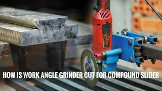 Incredible Angle Grinder Cutting Slider Can work Thick Plate Metal For Compound Slider