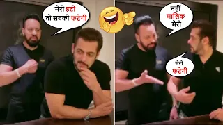 Salman Khan's Bodyguard Shera Hilariously Imitates Actor's 'Antim' Dialogue 🤣🤣 Funniest Video #Antim