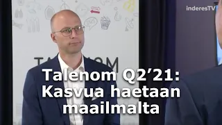 Talenom Q2'21: Kasvua haetaan maailmalta