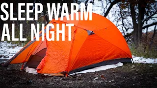 How To Sleep Warm All Night In The Winter | Winter Gear