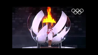 Naomi Osaka Lights The Olympic Cauldron | Tokyo 2020 Opening Ceremony #Tokyo2020 #shorts #mirani