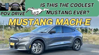 2024 Ford Mustang Mach-E RWD - POV Drive, Review, Walkaround - EV6 & Model Y's Competitor!