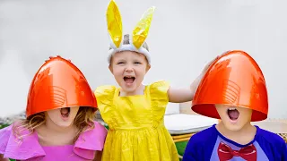 Five Kids Bunny Easter Save the Eggs + more Children's Songs and Videos
