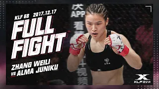 Kunlun Fightt68: Zhang Weili vs Alma Juniku FULL FIGHT - 2017