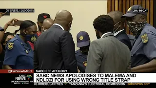 SABC News apologises to Malema and Ndlozi for wrong title