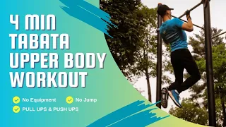 4 Minute TABATA UPPER BODY WORKOUT
