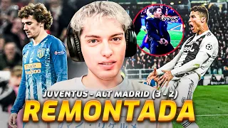 DAVOO XENEIZE REACCIONA A LA REMONTADA DE JUVENTUS VS. ATLETICO MADRID - HATTRICK CR7 (2019)