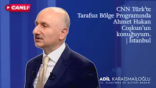 #Canlı | CNN Türk’te Tarafsız Bölge Programında Ahmet Hakan Coşkun’un konuğuyum. | İstanbul