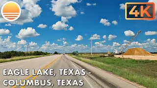 Eagle Lake, Texas to Columbus, Texas! Drive with me!