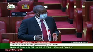 NATIONAL ASSEMBLY PROCEEDINGS 23RD MARCH 2021 EVENING SITTING