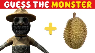 Guess The MONSTER By EMOJI |Zoonomaly Horror Game | ALL Character Jumpscares | Zookeeper, Stick...