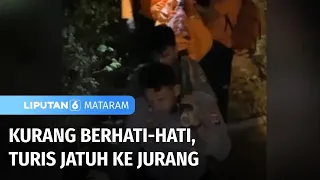 Kurang Awas Saat Mendaki, WNA Swiss Jatuh Ke Jurang | Liputan 6 Mataram