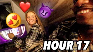 I SPENT 24 HOURS IN A CABIN WITH MY CRUSH *GETS COZY*