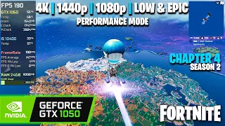 GTX 1050 | Fortnite - Chapter 4 - Performance Mode