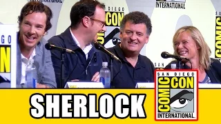 SHERLOCK Season 4 Comic Con Panel (Part 1) - Benedict Cumberbatch, Mark Gatiss, Amanda Abbington