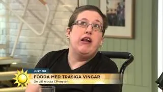 Maria och Stina vill krossa myten om CP-skador - Nyhetsmorgon (TV4)