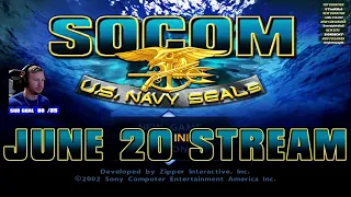 SOCOM 1 Online - June 20, 2021 Full Twitch Stream Gameplay (1080p HD) (2021)