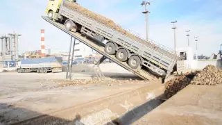 YILMAZ KARDEŞ DAMPER SAN. A.Ş.yük boşaltma platformu unloading platform dumper.AVI