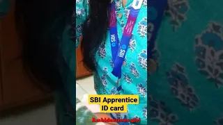 ID CARD #SBI APPRENTICE #sbipo#sbiclerk#motivational#ytshorts#banker