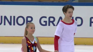 2016 ISU Junior Grand Prix - Dresden - Short Dance - Arina USHAKOVA / Maxim NEKRASOV RUS