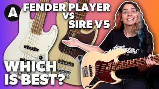 Fender Player Jazz Bass vs Sire V5!