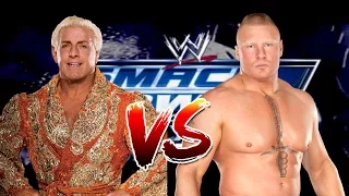 WWE SYM Ric Flair vs Brock Lesnar