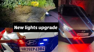 i20 Asta new lights upgrade 🔥 || Fog lamp LED || i20 modifications ||