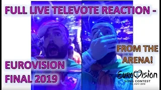 FULL TELEVOTE REACTION: Eurovision 2019 Final