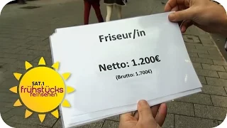 REICH vs. ARM - was verdient ein ALTENPFLEGER? | SAT.1 Frühstücksfernsehen