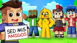 Cómo CONOCÍ a TODOS MIS AMIGOS en MINECRAFT!