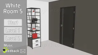 White Room 5 Level 1 2 (Isotronic CrazyGames) Escape Game Full Walkthrough with Solutions