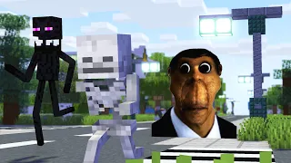 OBUNGA  FACE CHALLENGE - Minecraft Animation