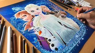 Frozen 2 Artwork - Timelapse | Artology