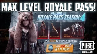 MAX SEASON 4 ROYALE PASS! - PUBG Mobile