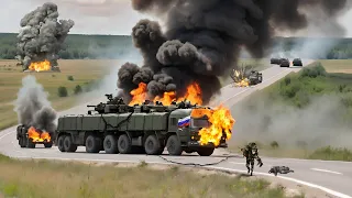 The War Is Over! Putin Surrendered After Ukraine Destroyed 350 Tons of Russian Ammunition Convoy