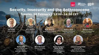 Security, Insecurity and the Anthropocene