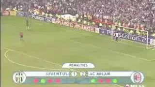 AC Milan - Juventus FC Rigori Champions League 2003