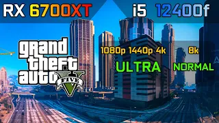 GTA V : i5 12400f + RX 6700XT