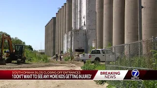 South Omaha silos closing off entrances