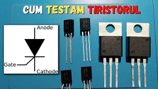 How to measure and test a thyristor with a digital multimeter