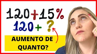 PORCENTAGEM 120+15% , COMO RESOLVER??