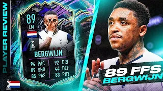 WOW THIS CARD IS SO BROKEN!! 🤩 89 FUTURE STARS BERGWIJN REVIEW!! FIFA 21 Ultimate Team