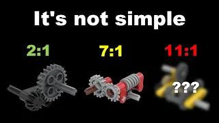 Every LEGO Gear Ratio is Possible