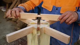 Awesome Stronger Wood Structure Connectors For Table, Perfect Handmade Hide Japanese Wood Joints