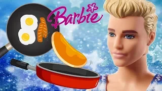 Rodzinka Barbie 💗 Nowy dzień 🌞 Ken robi śniadanie 🍳 film z lalką Barbie