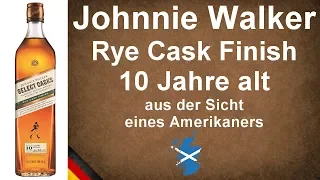 Johnnie Walker 10 Jahre alt Rye Cask Finish Scotch Whiskey Verkostung  #1190 von WhiskyJason