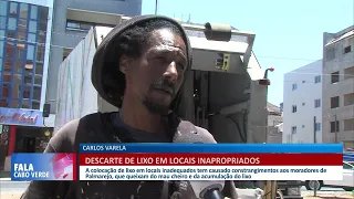 Moradores de Palmarejo queixam-se do mau cheiro e acumulação de lixo | Fala Cabo Verde