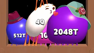 Blob Merge 3D: MAX Level - Unlock 512T vs 1024T vs 2048T vs 4Q | Blob Merge World Record