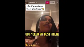 Cardi B's version of Last Christmas | Duplicate on Description